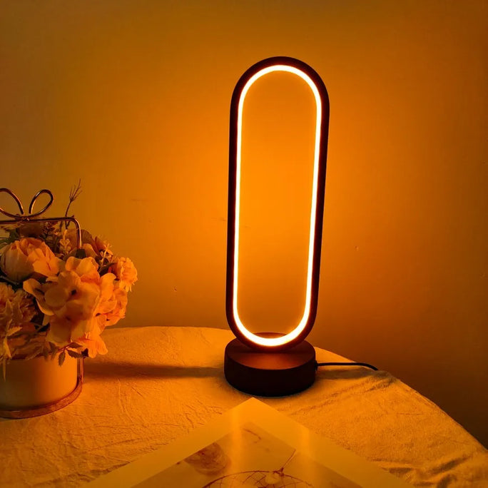 Three-Color LED Bedside Lamp